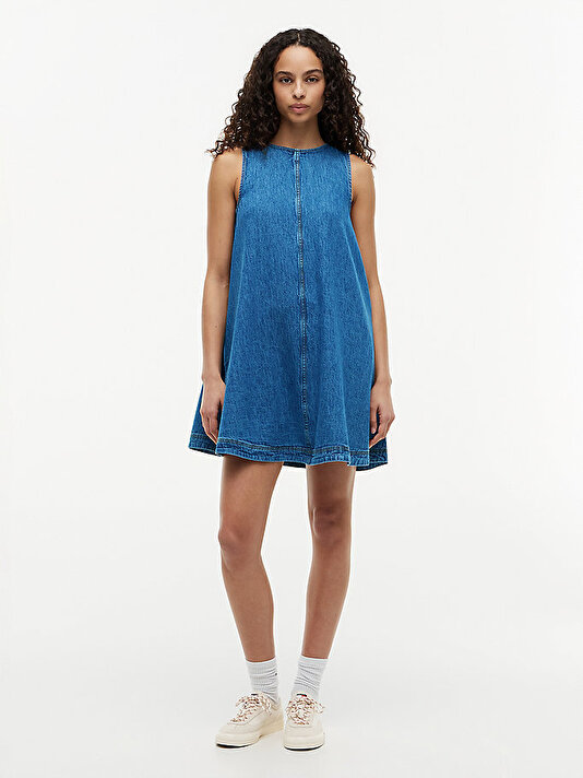 Kadın TJW A-Line Chambray Elbise