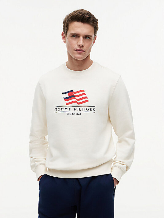 Erkek RWB Main Flag Terry Sweatshirt