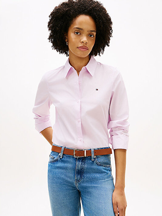 Kadın Essential Poplin Regular Gömlek
