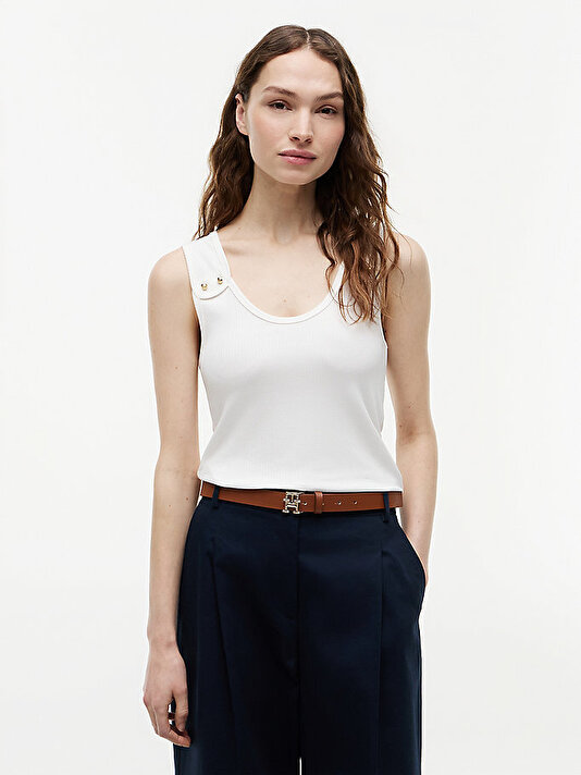 Kadın Gold Button T-shirt