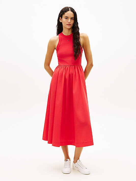 Kadın TJW Rib Poplin Tank Elbise