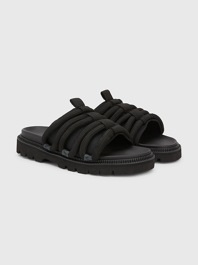 Erkek Tommy Jeans Terlik Siyah EM0EM01149BDS