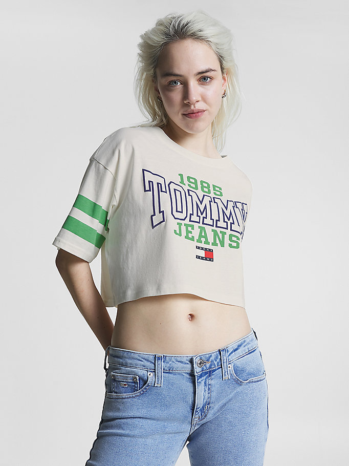 Kadın Tjw Over Crop College T-shirt Çok renkli DW0DW16150YBH