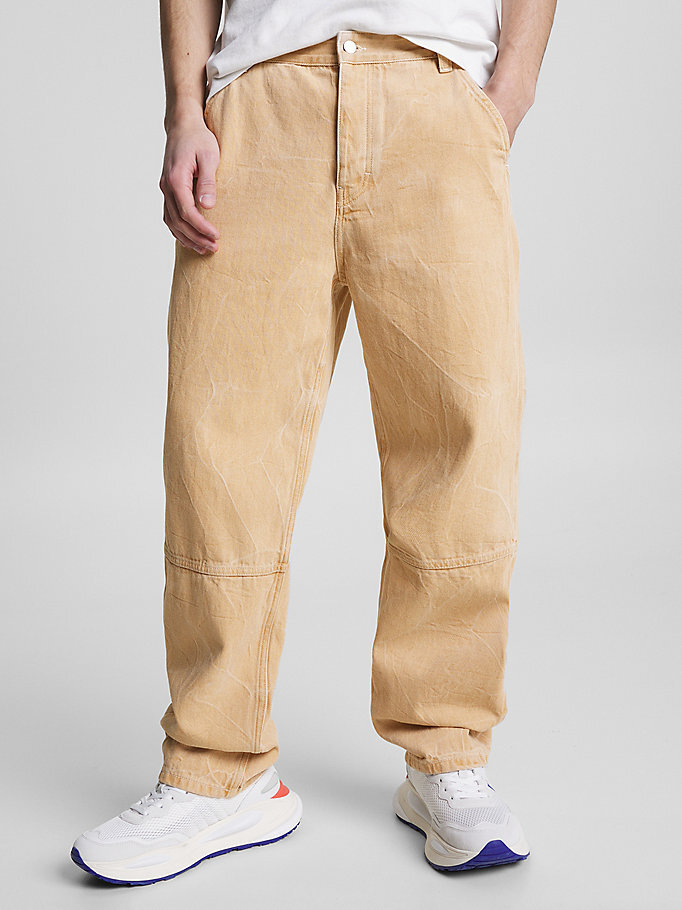 Erkek Skater Worker Denim Pantolon Bej  DM0DM16711AB4