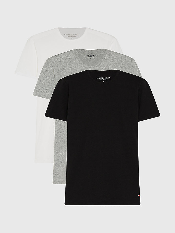 Erkek Stretch Cn T-Shirt 3'Lü Atlet Çok renkli 2S87905187004