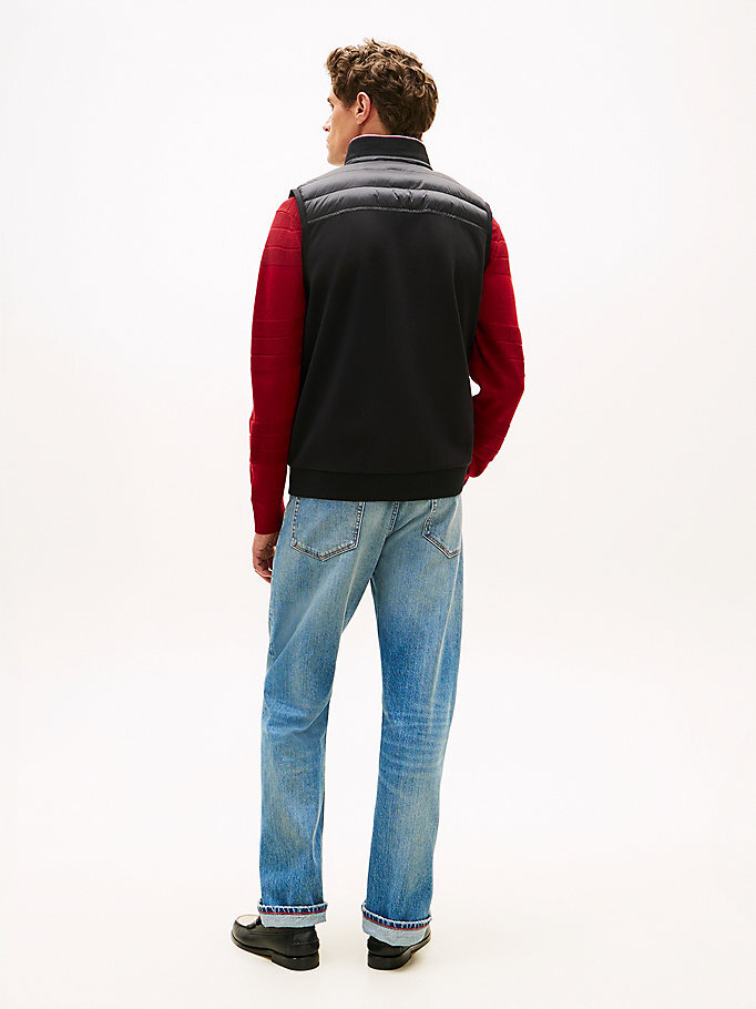 Erkek Mix Media Essential Sweatshirt Siyah MW0MW41441BDS
