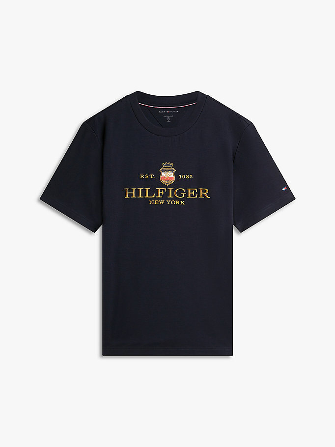 Erkek Icon Graphic T-shirt Lacivert MW0MW42302DW5
