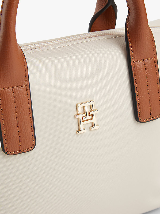 Kadın Popette Icon Mini Tote Çanta Bej AW0AW18368AEO
