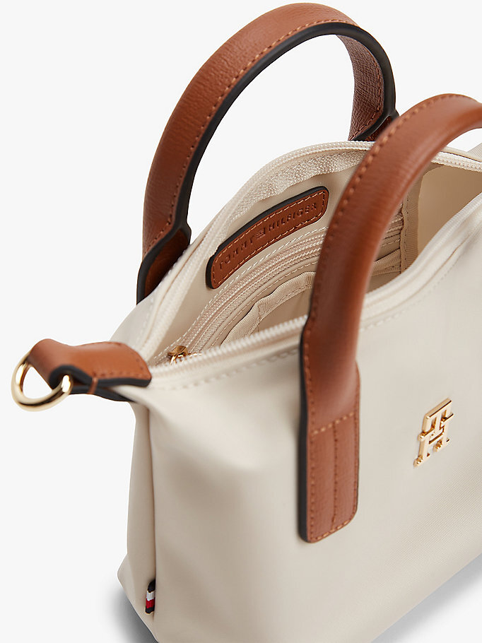 Kadın Popette Icon Mini Tote Çanta Bej AW0AW18368AEO