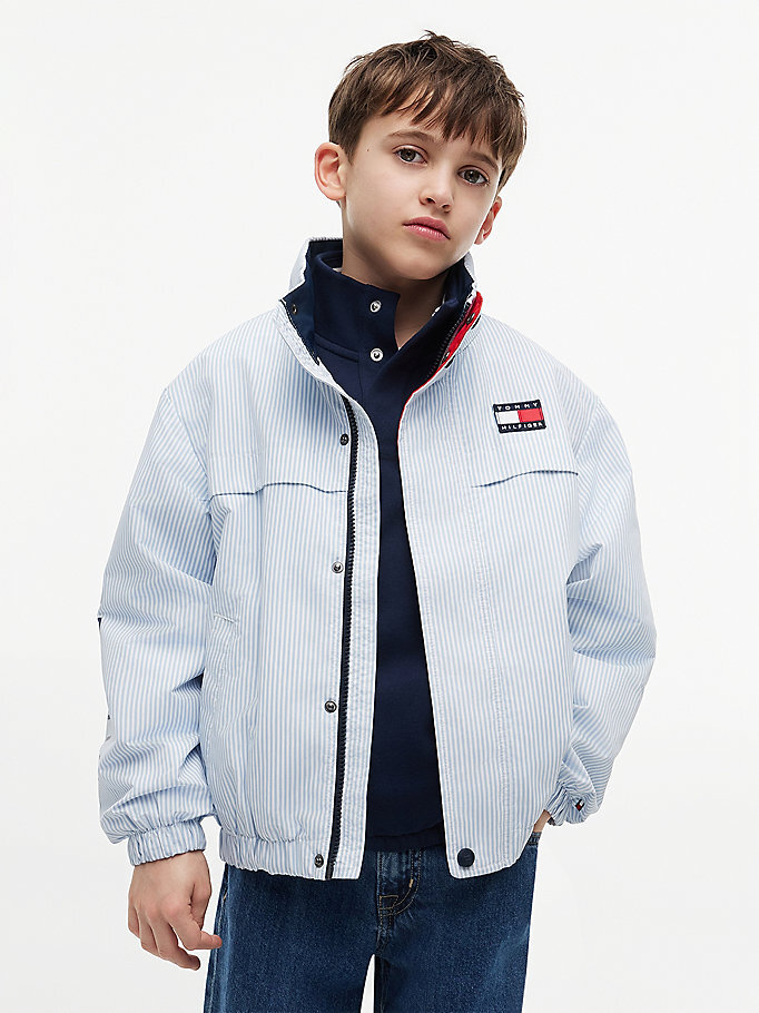 Erkek Çocuk Regatta Stripe Ceket Mavi KB0KB10450C1O