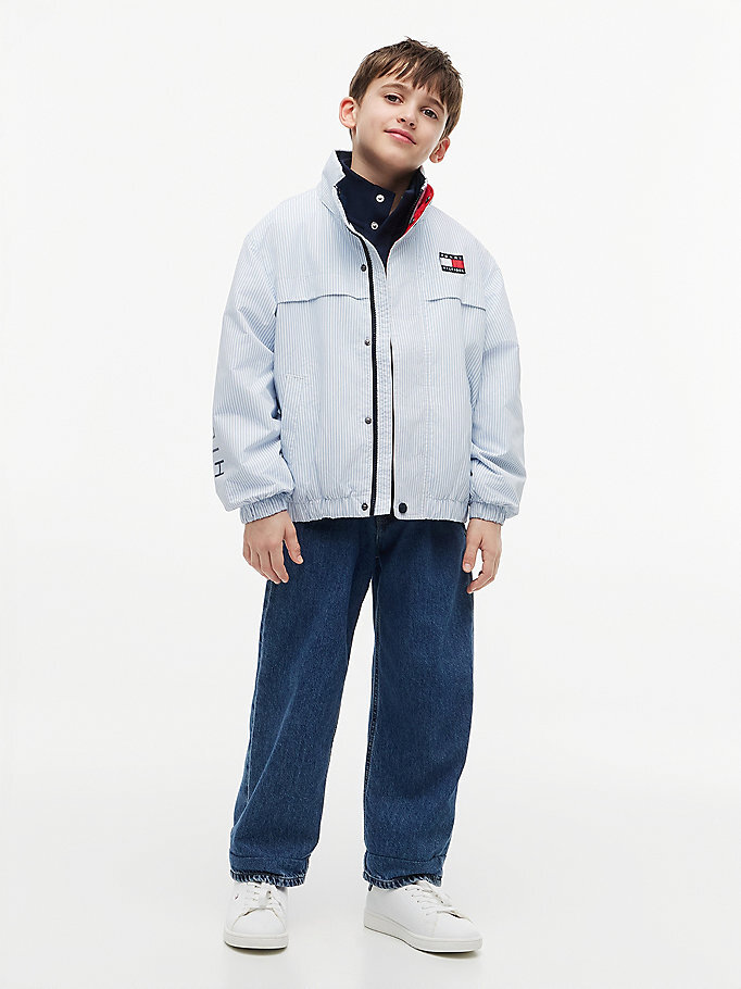 Erkek Çocuk Regatta Stripe Ceket Mavi KB0KB10450C1O