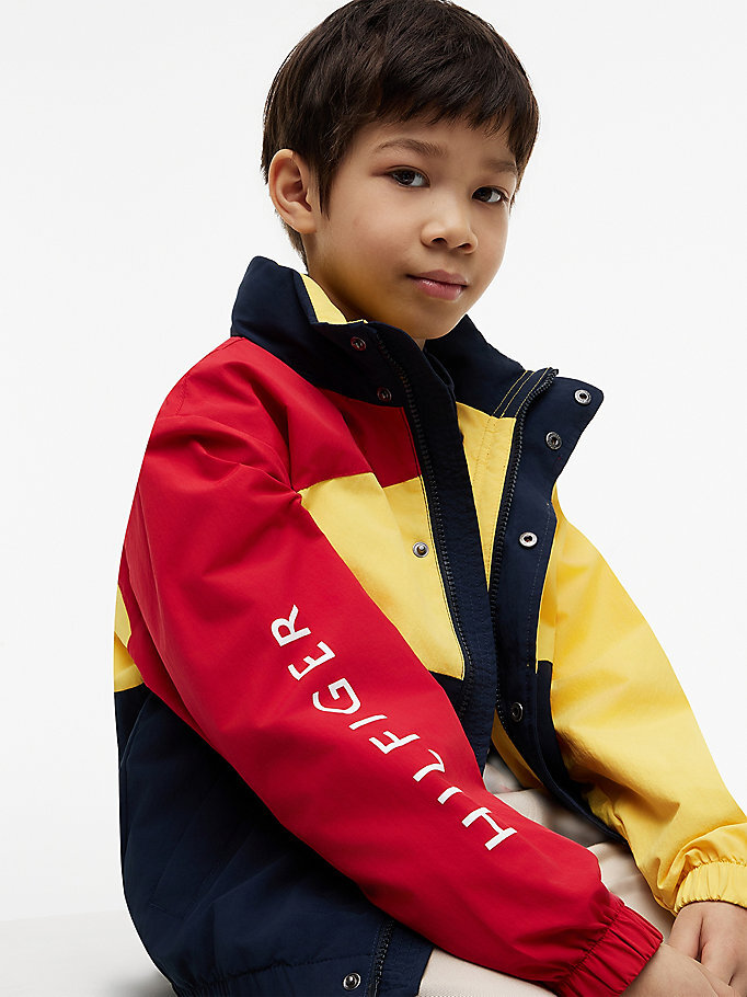Erkek Çocuk Regatta Colourblock Ceket Lacivert KB0KB10456C1G