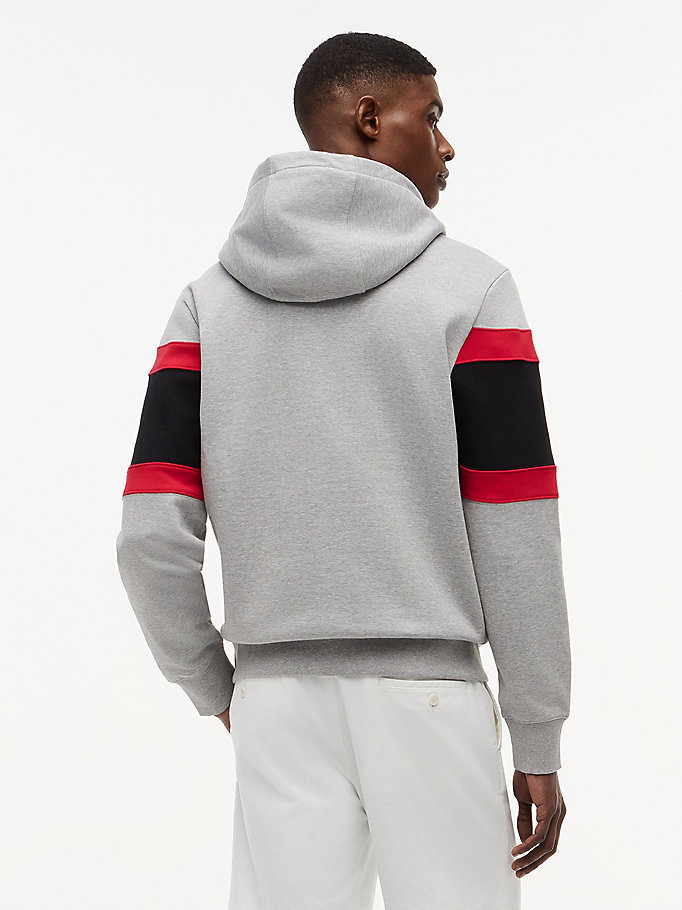 Unisex TH X CF1 Panelled Sweatshirt Gri MN0MN00085P01