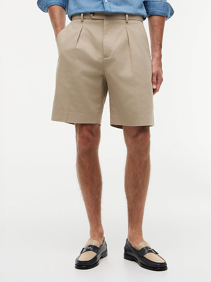 Erkek DC Cotton Linen Şort Bej MW0MW42670RBT
