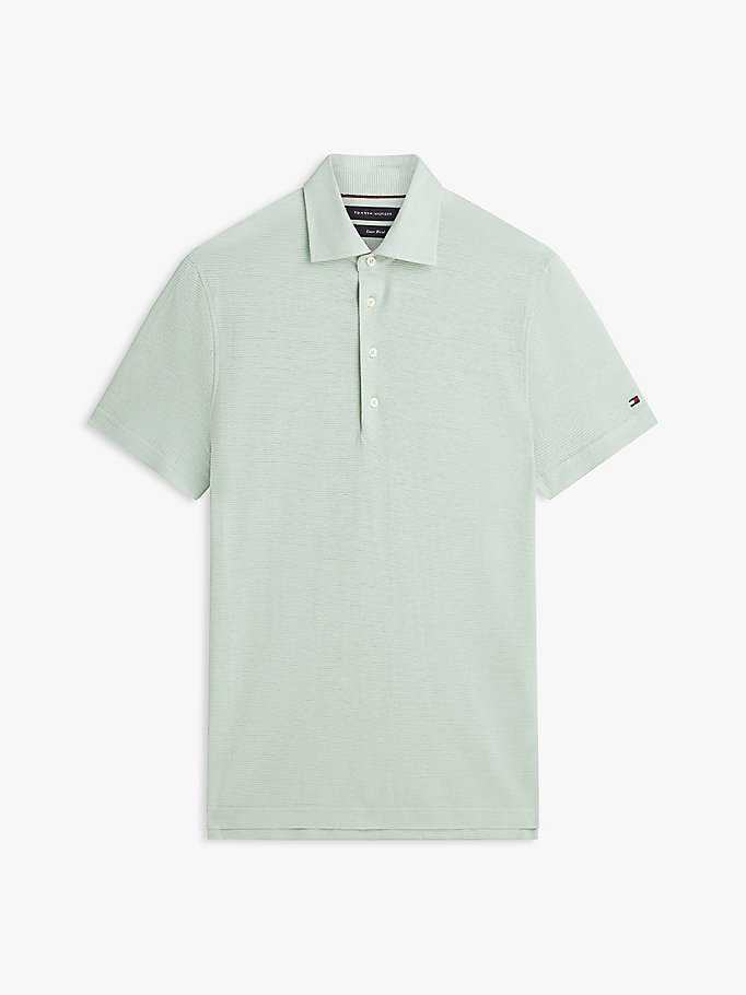Erkek DC Spread Collar Polo T-shirt Yeşil MW0MW42679MAI