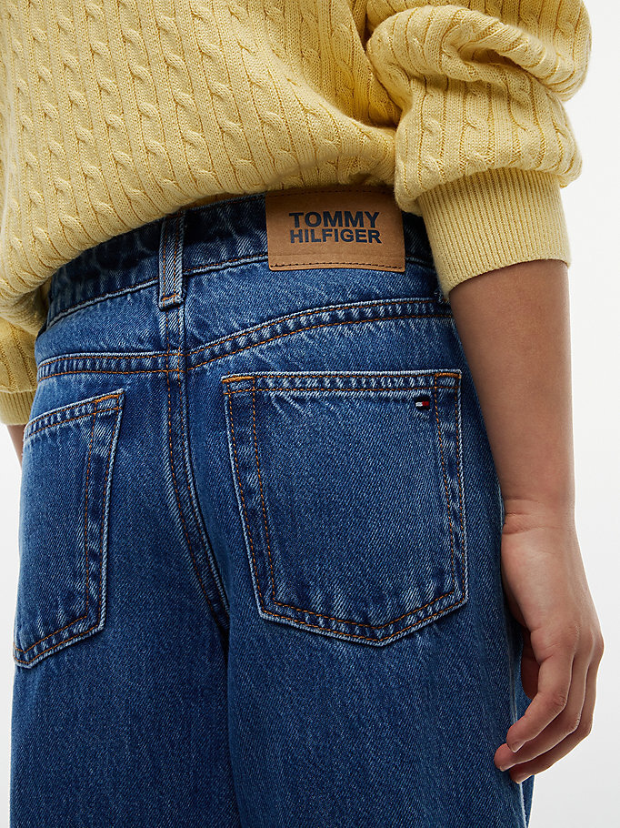 Kız Çocuk Mabel Wide Leg Jean Pantolon Mavi KG0KG094211A4