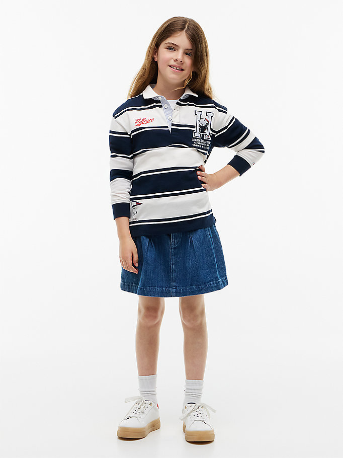 Çocuk Unisex Peanuts Rugby Polo T-shirt Çok renkli KS0KS007680BA