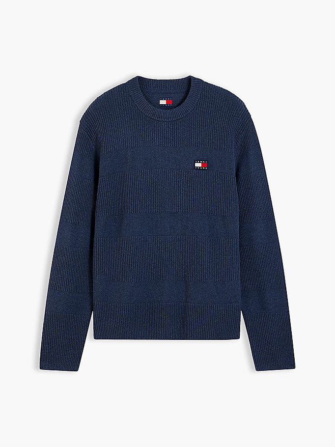 Erkek TJM Regular Textured Kazak Lacivert DM0DM23571D1B