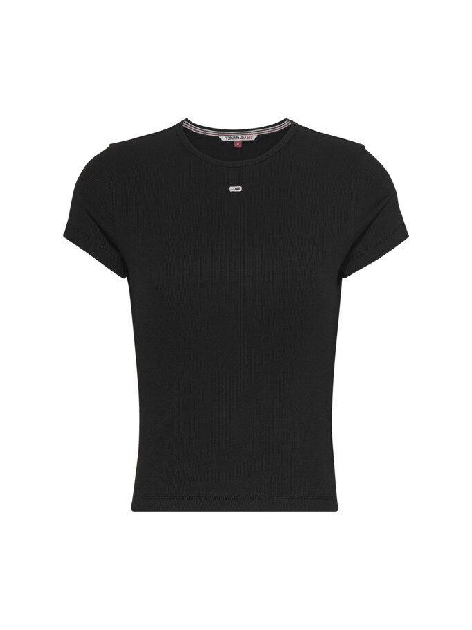 Kadın Tjw Baby Essential T-Shirt Siyah DW0DW14876BDS