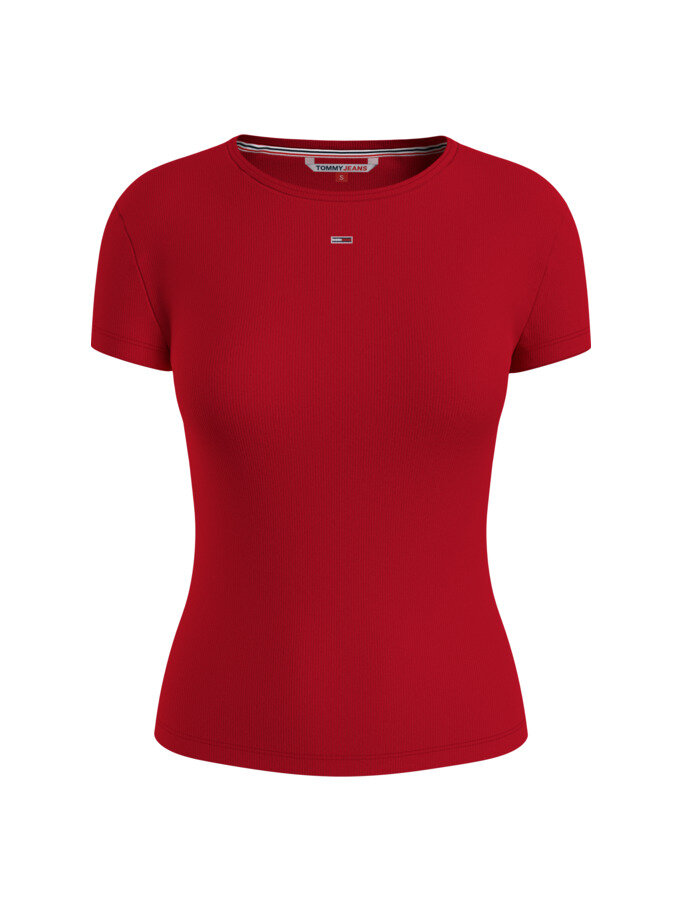 Kadın Tjw Baby Essential T-Shirt Kırmızı DW0DW14876XNL