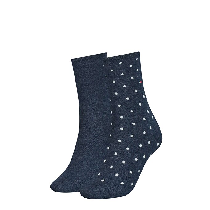 Kadın 2Li Th Kadın Sock Dot Çorap Mavi  S100001493004
